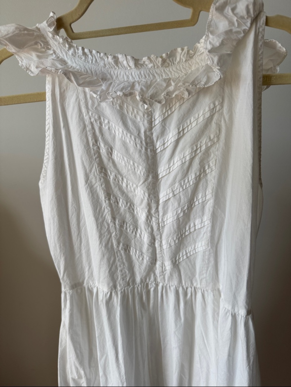 Doen white Ruffle Neck Blouse - Picture 7 of 7